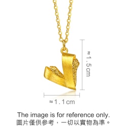 999 Gold Heart Necklace
