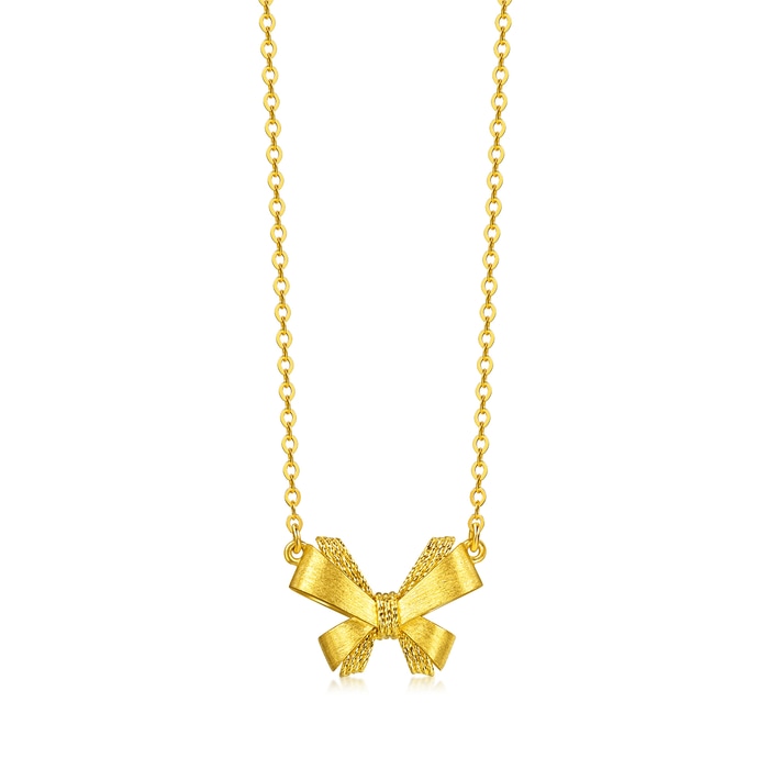 Solid Gold Necklace | Chow Sang Sang Jewellery | Essence | 96821N - 1