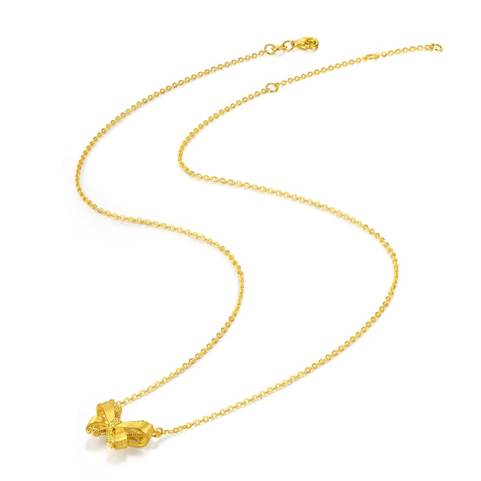 Solid Gold Necklace | Chow Sang Sang Jewellery | Essence | 96821N - 2
