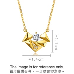 M 999 Gold Diamond Necklace