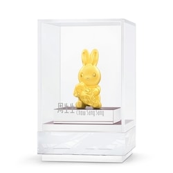 「珍藏篇」999.9黃金兔擺件