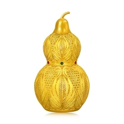 「東方古祖」999.9黃金葫蘆擺件