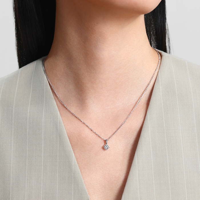 18K白色黄金 吊墜 | 周生生珠寶 | 01257P - 2