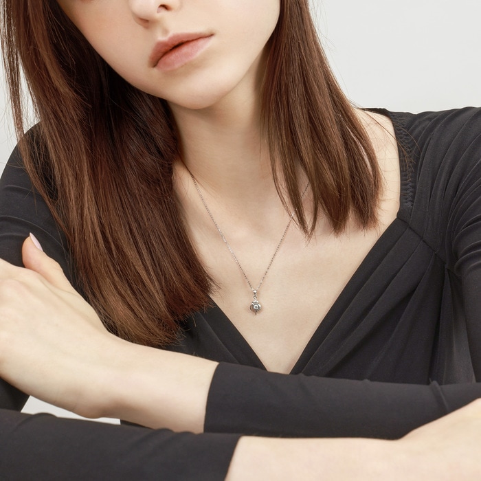 18K白色黄金 吊墜 | 周生生珠寶 | 02024P - 3