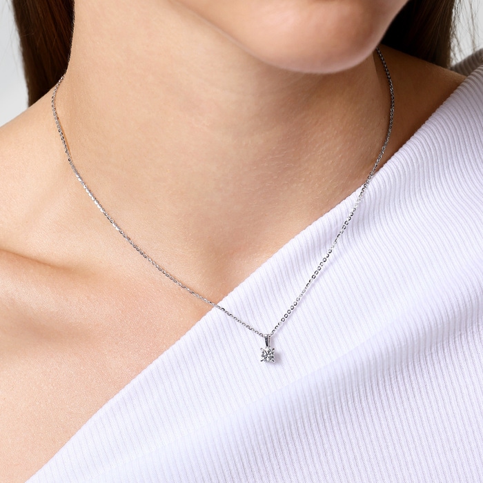 18K白色黄金 吊墜 | 周生生珠寶 | 03752P - 2