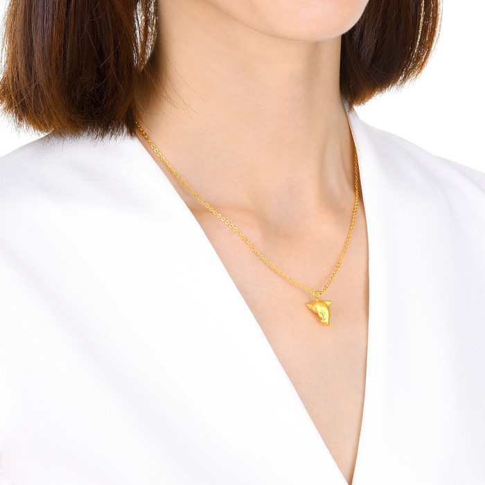 Solid Gold Pendant | Chow Sang Sang Jewellery | 21755P - 3