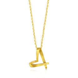 999.9 Gold Heart Pendant | 32754P(~0.053 tael) | Chow Sang