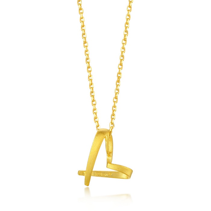999.9 Gold Heart Pendant | 32754P(~0.053 tael) | Chow Sang