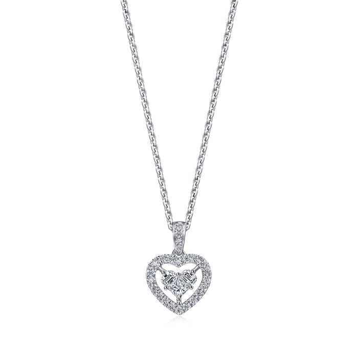 18K White Gold Pendant | Chow Sang Sang Jewellery | 44191P - 1