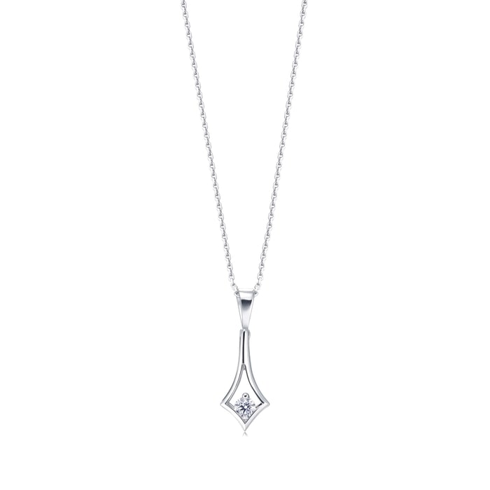 18K白色黄金 吊墜 | 周生生珠寶 | Diamond Symphony「鑽之頌」 | 47751P - 1