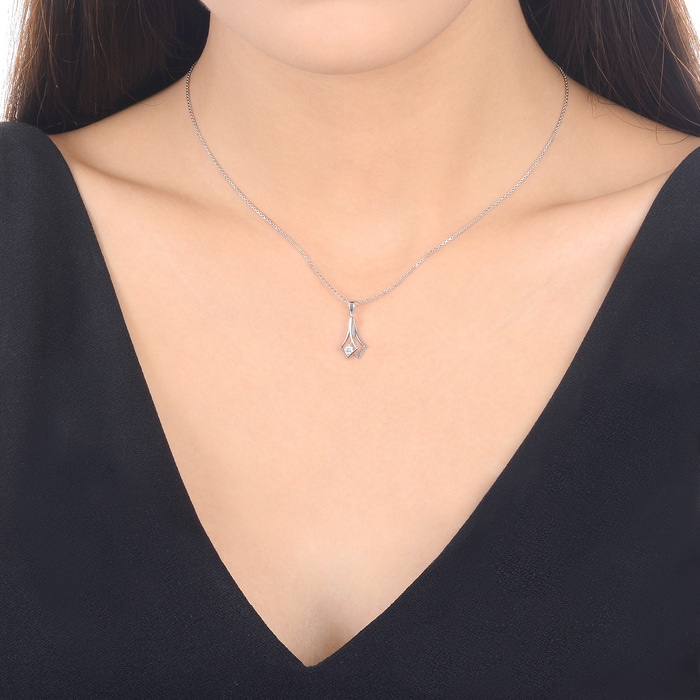 18K白色黄金 吊墜 | 周生生珠寶 | Diamond Symphony「鑽之頌」 | 47751P - 2