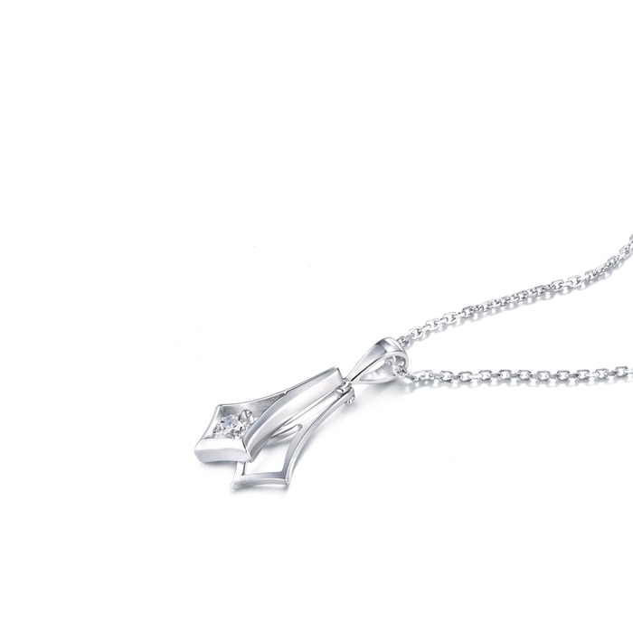 18K白色黄金 吊墜 | 周生生珠寶 | Diamond Symphony「鑽之頌」 | 47751P - 4