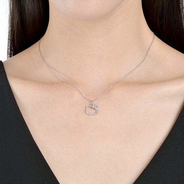 18K White Gold Pendant | Chow Sang Sang Jewellery | 48044P - 2