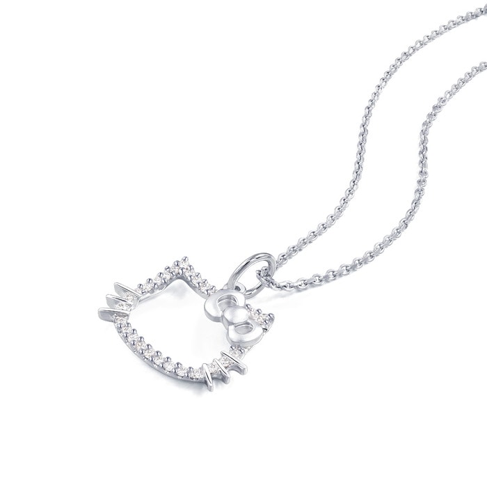 18K White Gold Pendant | Chow Sang Sang Jewellery | 48044P - 4