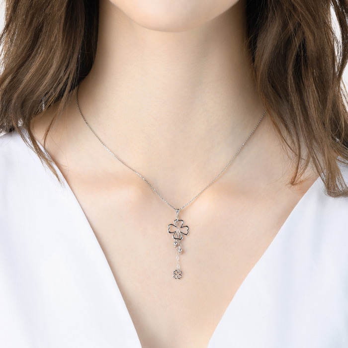 950 Platinum Pendant | Chow Sang Sang Jewellery | Love Decode | 51086P - 2