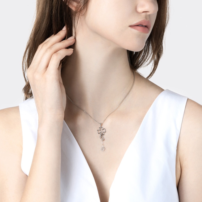 950 Platinum Pendant | Chow Sang Sang Jewellery | Love Decode | 51086P - 3