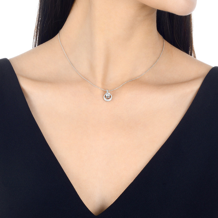 18K白色黄金 吊墜 | 周生生珠寶 | Diamond in Motion 「炫動鑽飾」 | 51130P - 2