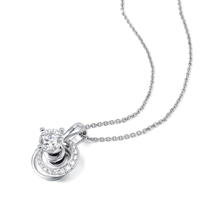 18K白色黄金 吊墜 | 周生生珠寶 | Diamond in Motion 「炫動鑽飾」 | 51130P - 4