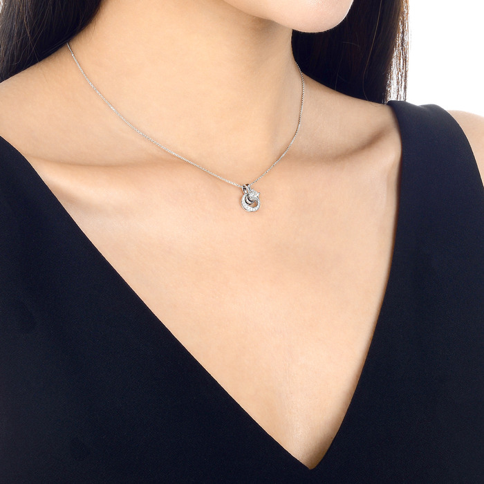 18K白色黄金 吊墜 | 周生生珠寶 | Diamond in Motion 「炫動鑽飾」 | 51130P - 3