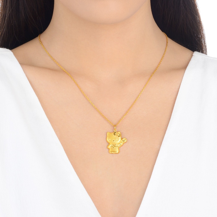 Solid Gold Pendant | Chow Sang Sang Jewellery | 54486P - 2