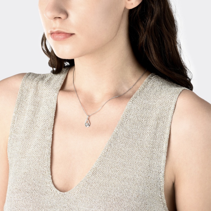 18K白色黄金 吊墜 | 周生生珠寶 | Diamond Symphony「鑽之頌」 | 56097P - 3