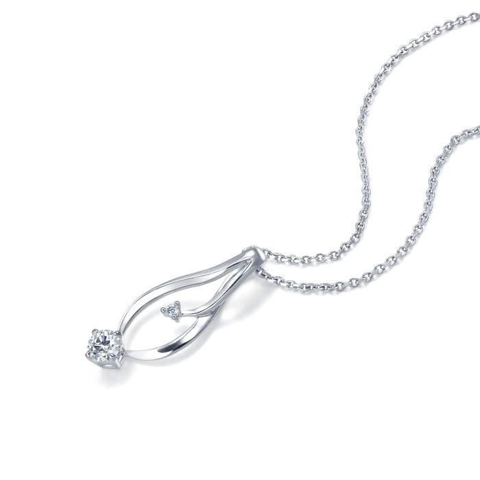 18K白色黄金 吊墜 | 周生生珠寶 | Diamond Symphony「鑽之頌」 | 57344P - 4