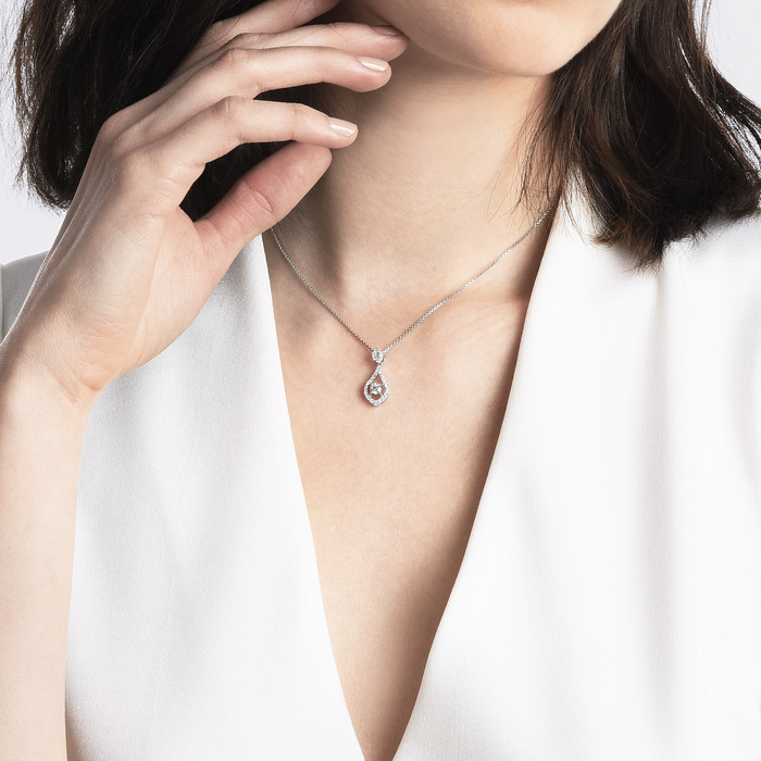 18K白色黄金 吊墜 | 周生生珠寶 | 57814P - 2