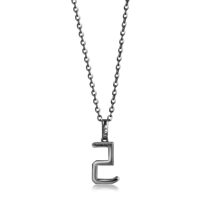 18K黑色黃金 吊墜 | 周生生珠寶 | 58205P - 2