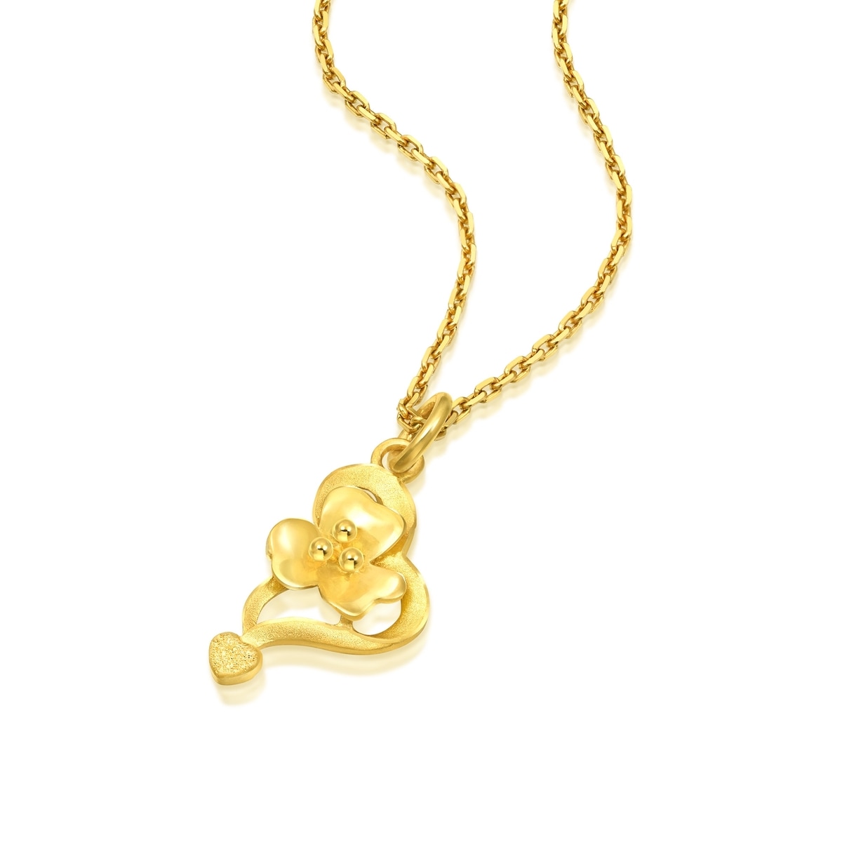 999.9 Gold Pendant | 62218P(3 cm/~0.057 tael) | Chow Sang
