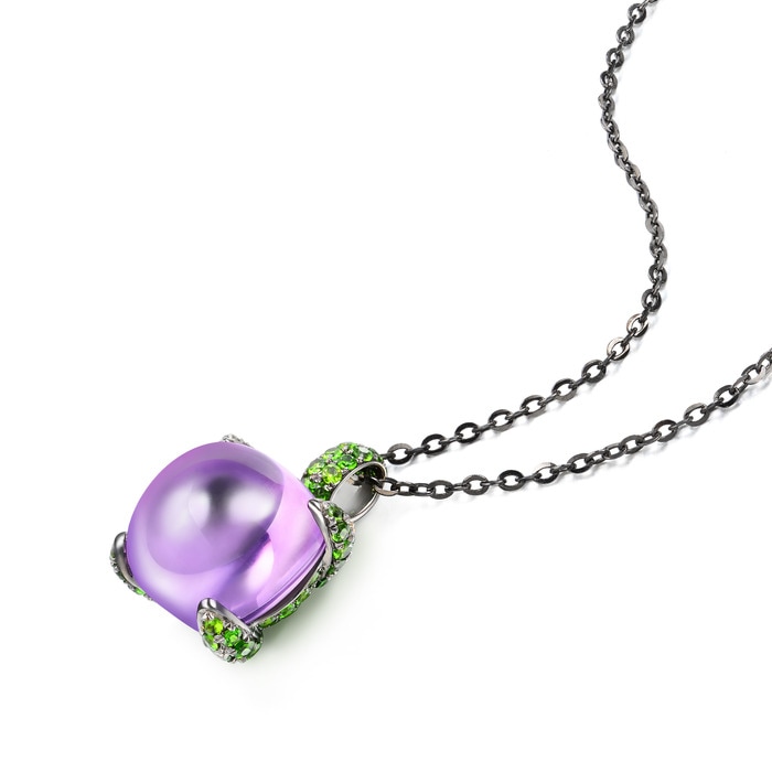 18K Black Gold Pendant | Chow Sang Sang Jewellery | Candy | 63775P - 2