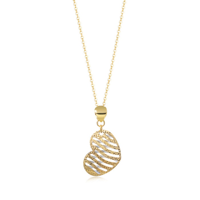18K Yellow & White Gold Pendant | Chow Sang Sang Jewellery | 69187P - 1