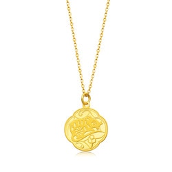 「祈願篇」999.9黃金鼠吊墜