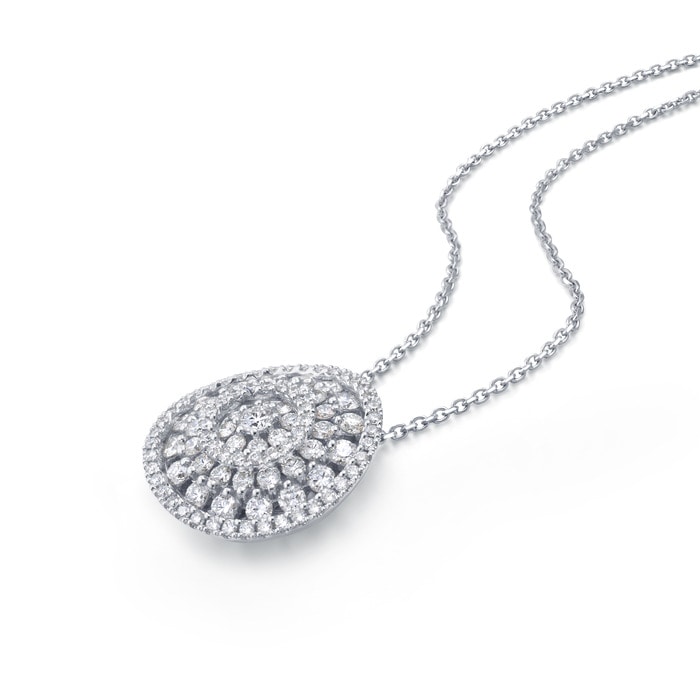 18K White Gold Pendant | Chow Sang Sang Jewellery | 71763P - 2