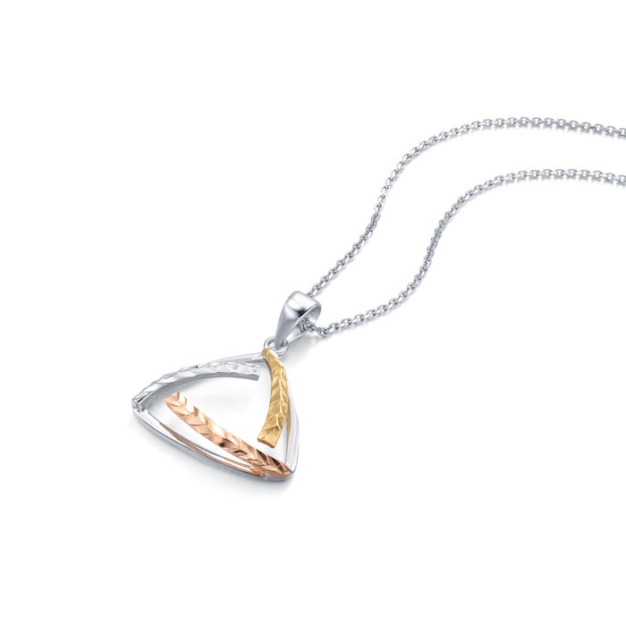 18K Multi-coloured Gold Pendant | Chow Sang Sang Jewellery | 72848P - 2