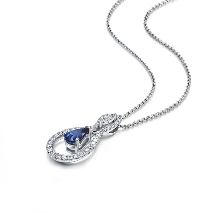 18K白色黄金 吊墜 | 周生生珠寶 | 76522P - 4