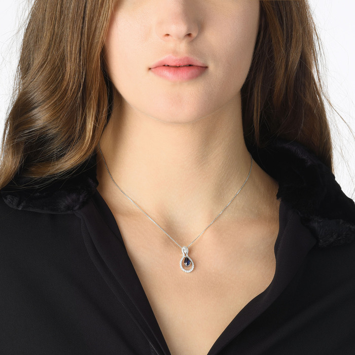 18K白色黄金 吊墜 | 周生生珠寶 | 76522P - 2