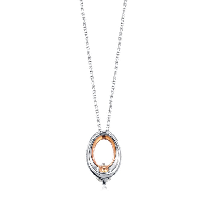18K White & Rose Gold Pendant | Chow Sang Sang Jewellery | Infinity | 77456P - 5