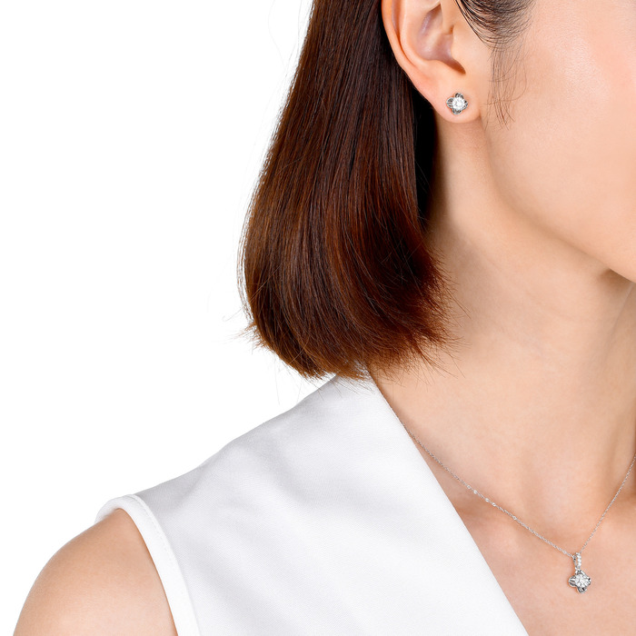 18K白色黄金 吊墜 | 周生生珠寶 | Diamond Symphony「鑽之頌」 | 78610P - 3