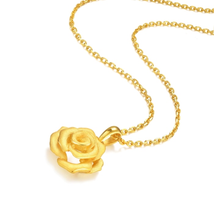 Solid Gold Pendant | Chow Sang Sang Jewellery | Essence | 78715P - 4