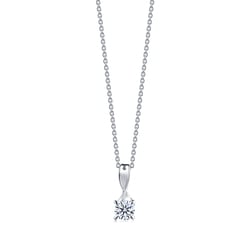  'Classic' 900 Platinum Diamond Pendant