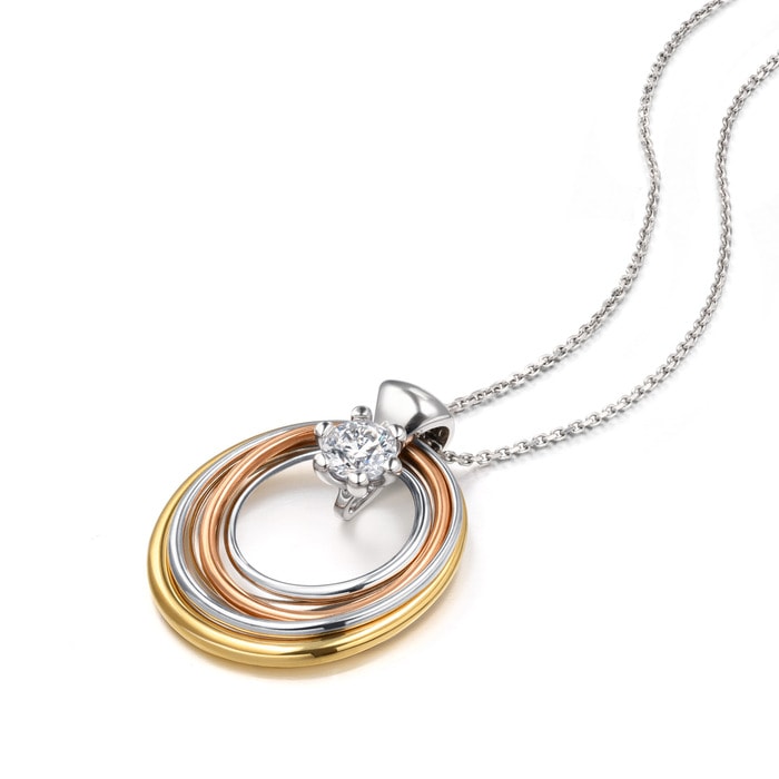 18K Multi-coloured Gold Pendant | Chow Sang Sang Jewellery | 80161P - 2