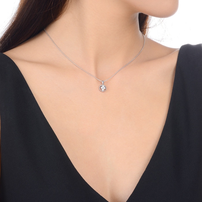 18K白色黄金 吊墜 | 周生生珠寶 | Diamond Symphony「鑽之頌」 | 81621P - 2