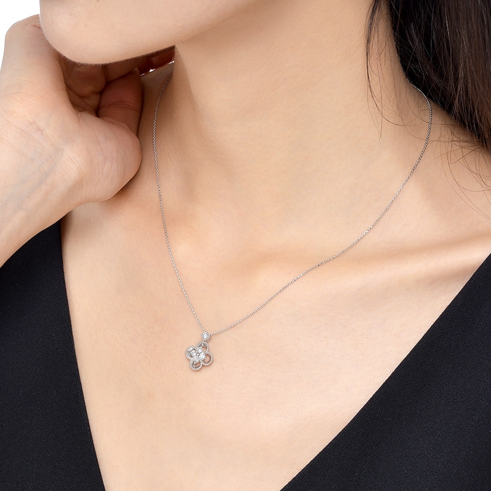 18K白色黄金 吊墜 | 周生生珠寶 | Diamond Symphony「鑽之頌」 | 81622P - 3