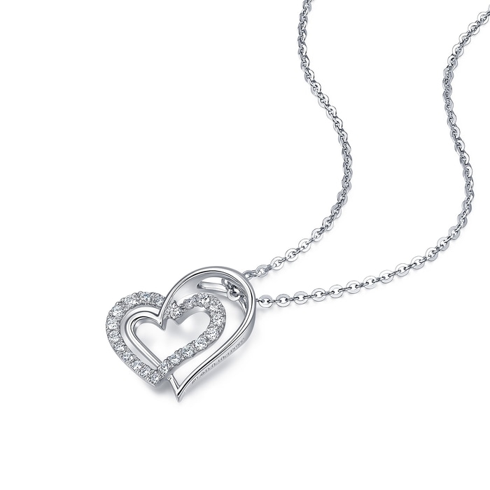 H samuel heart necklace new diamond