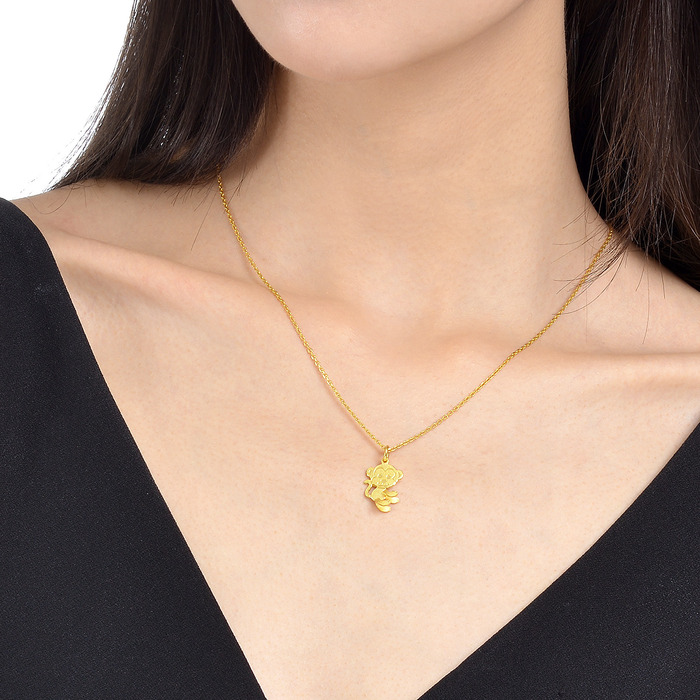 Solid Gold Pendant | Chow Sang Sang Jewellery | 81897P - 2