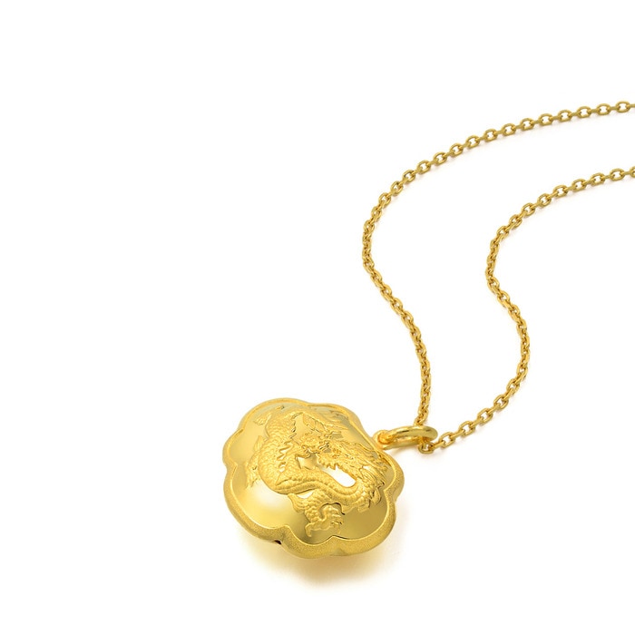 Solid Gold Pendant | Chow Sang Sang Jewellery | Chinese Gifting Collection | 82020P - 4