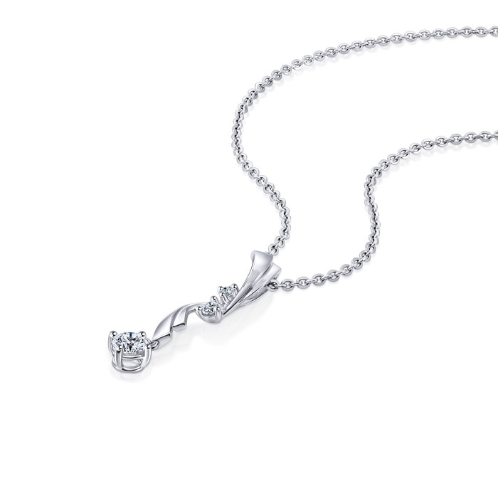 18K白色黄金 吊墜 | 周生生珠寶 | 82085P - 2