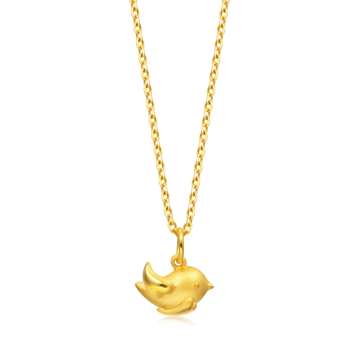 999.9 Gold Love Bird Pendant | Chow 