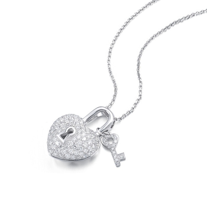 18K白色黄金 吊墜 | 周生生珠寶 | 83400P - 4