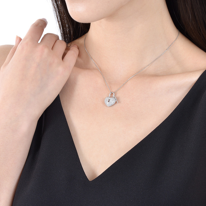 18K白色黄金 吊墜 | 周生生珠寶 | 83400P - 3